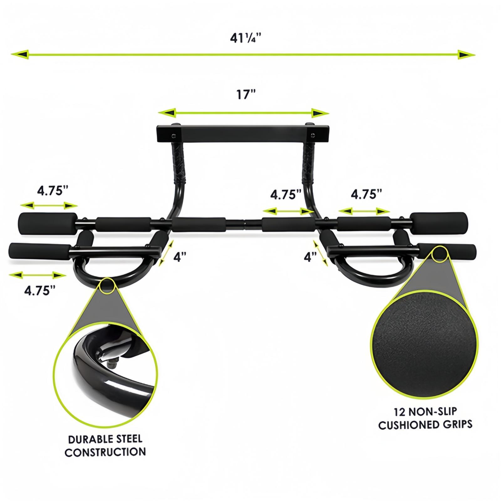 DOORWAY CHIN UP BAR PULL UP BAR SIT UP MULTI-FUNCTION HOME GYM