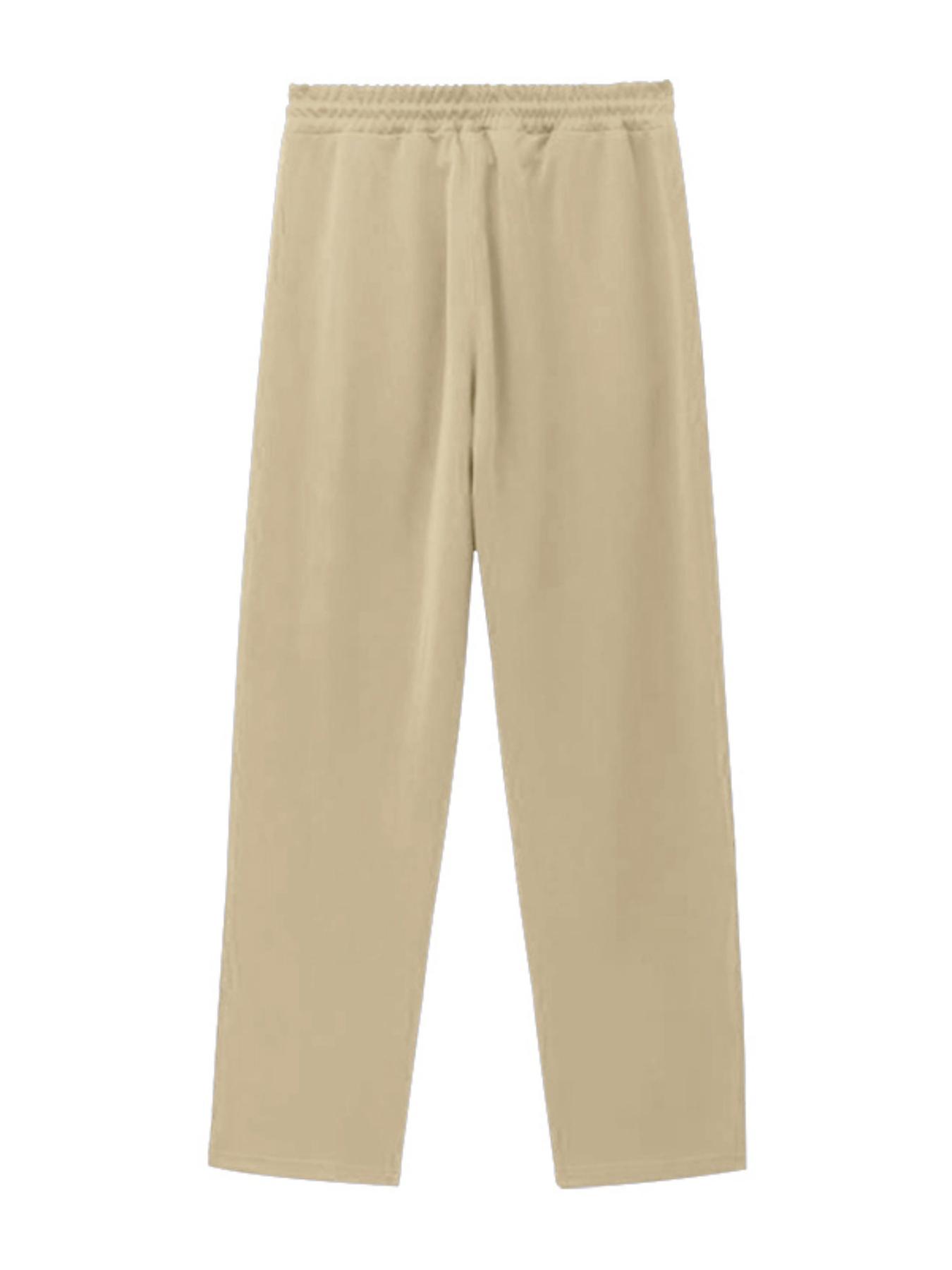 Men's Front Button Jogger Pants, Drop-Crotch Loose Straight Leg  Thickened Fleece Lining Sweatpants , Drawstring Waistband and Pockets, Street Hip Hop Gym Wear, Wide Leg Sweatpants