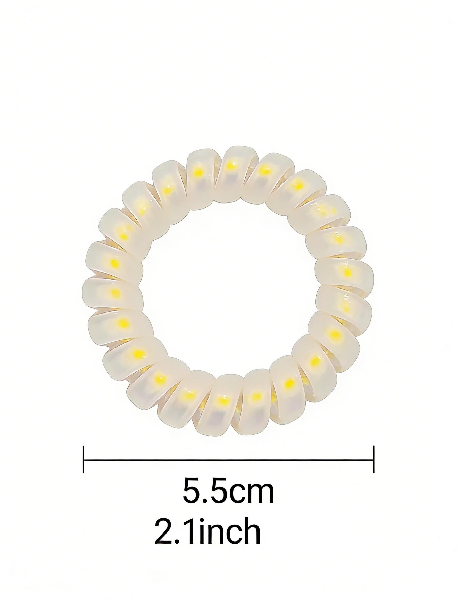 10-Pack Elastic Hair Ties for Women, High Stretch Durable Rubber Bands, Simple New Design, Versatile Headwear Accessories