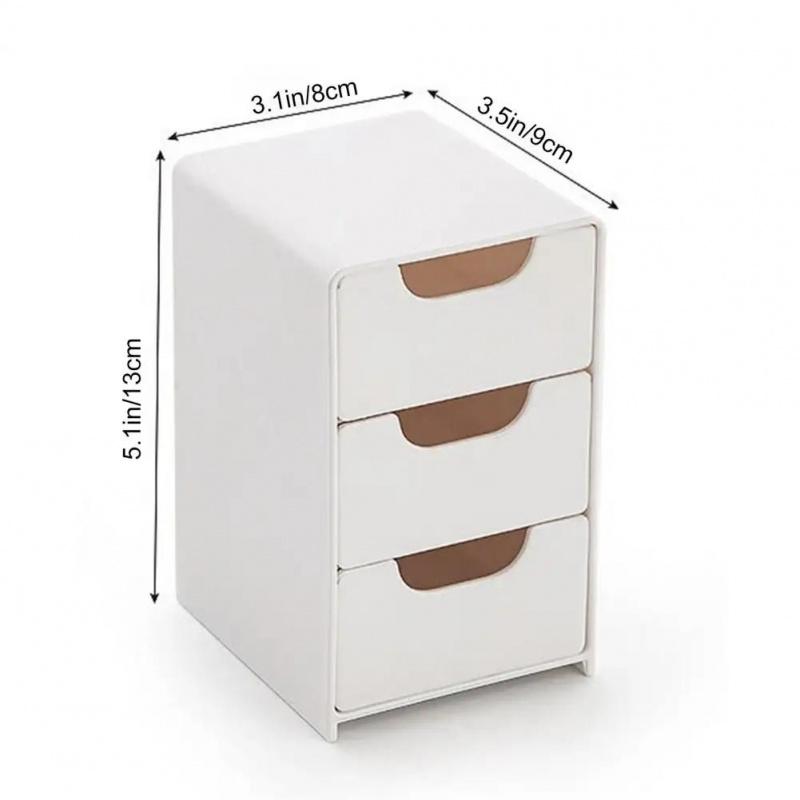 9/6/3-grid storage box organizer, dustproof storage container, stackable desktop organizer with drawers, drawers organization, suitable for cosmetic storage racks