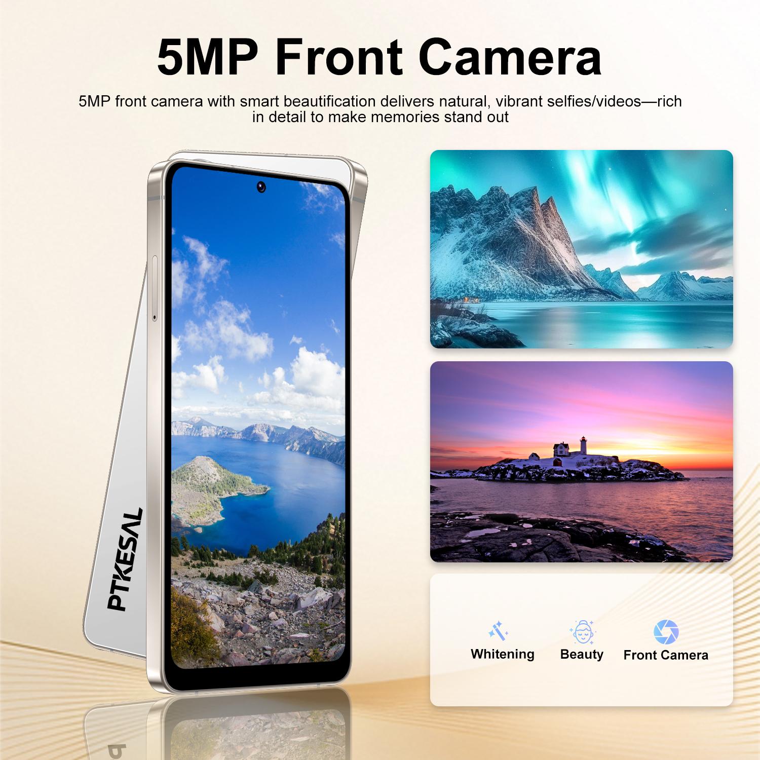 Budget Android Smartphone Ptkesal-26 Ultra, 6.75-Inch HD Display, Dual Sim, 3gb RAM 32GB ROM, 4g Network, 5+13mp Camera, 4100mah Battery