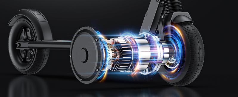 CAROMA Folding Adult Electric Scooter, 15 Mile Range, 15.5 MPH Top Speed, 6.5-Inch Solid Tires for Adults and Teens