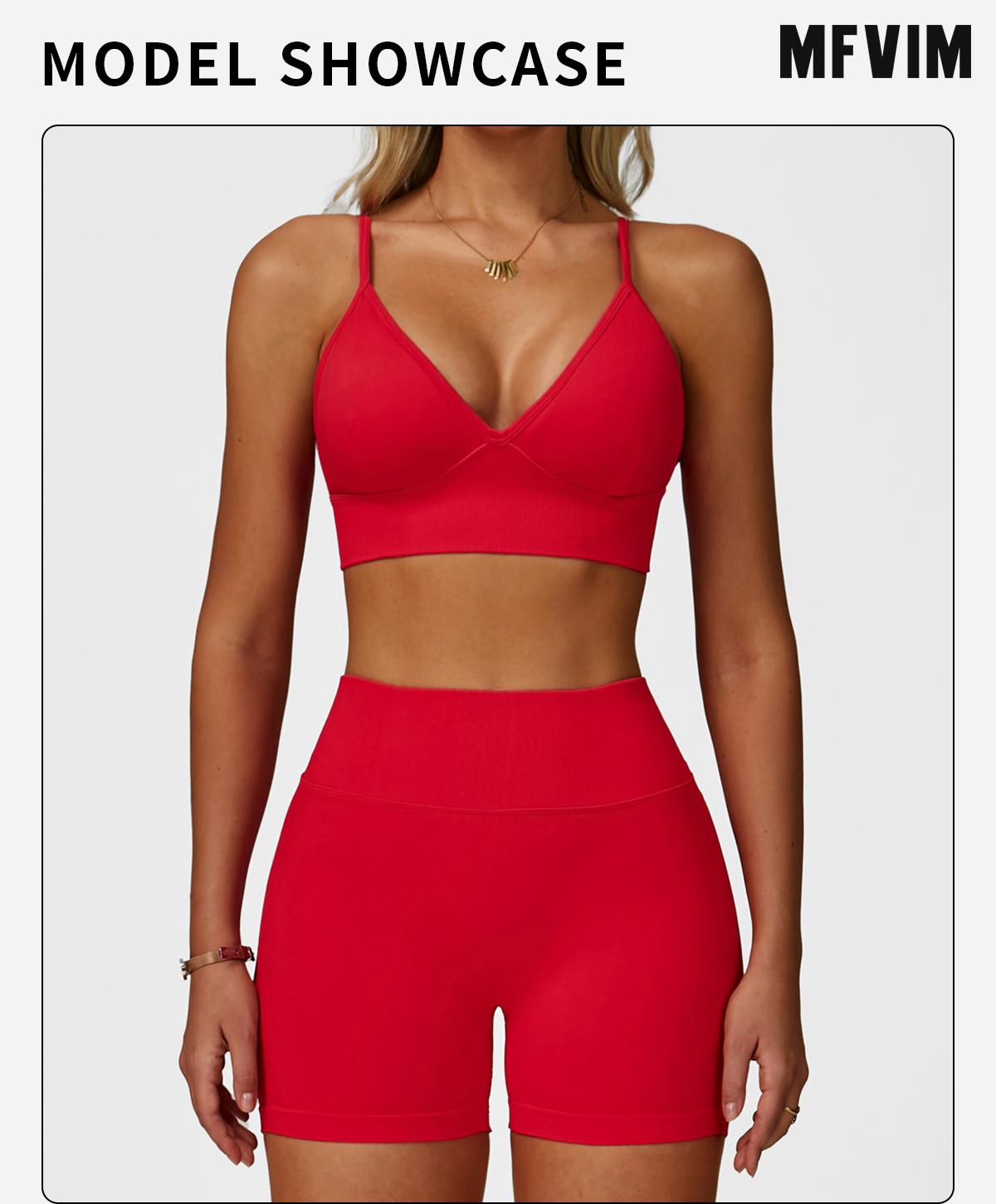 Women's 2 Piece Seamless Yoga Workout Set High Waisted Shorts Sports Bra for Exercise Athletic Breathable Lightweight Compression Activewear Pilates Gym Outfit with Hollow Square Back and Curved Rear Hip SpringStatements