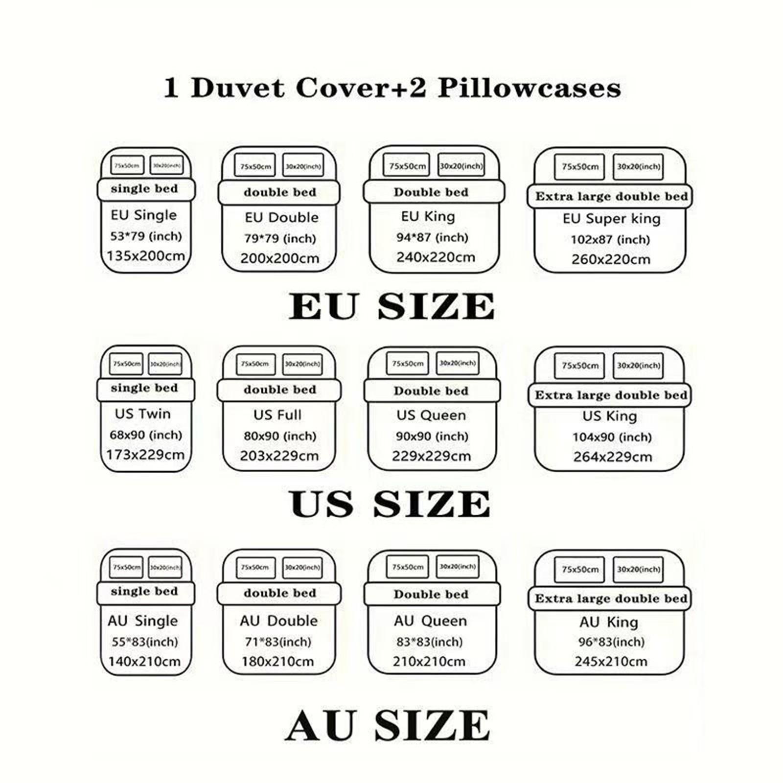 Galaxy Starry Sky Bedding Set, Soft Breathable Polyester, Includes 1 Quilt and 2 Pillowcases, Universe Theme