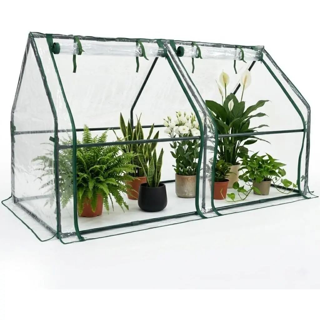 Mini Greenhouse 71.7"(L) x36.2(W) x42.5(H) | Portable Cold Frame Green House Indoor Outdoor, Small Greenhouse for Seed Starting & Plant Protection