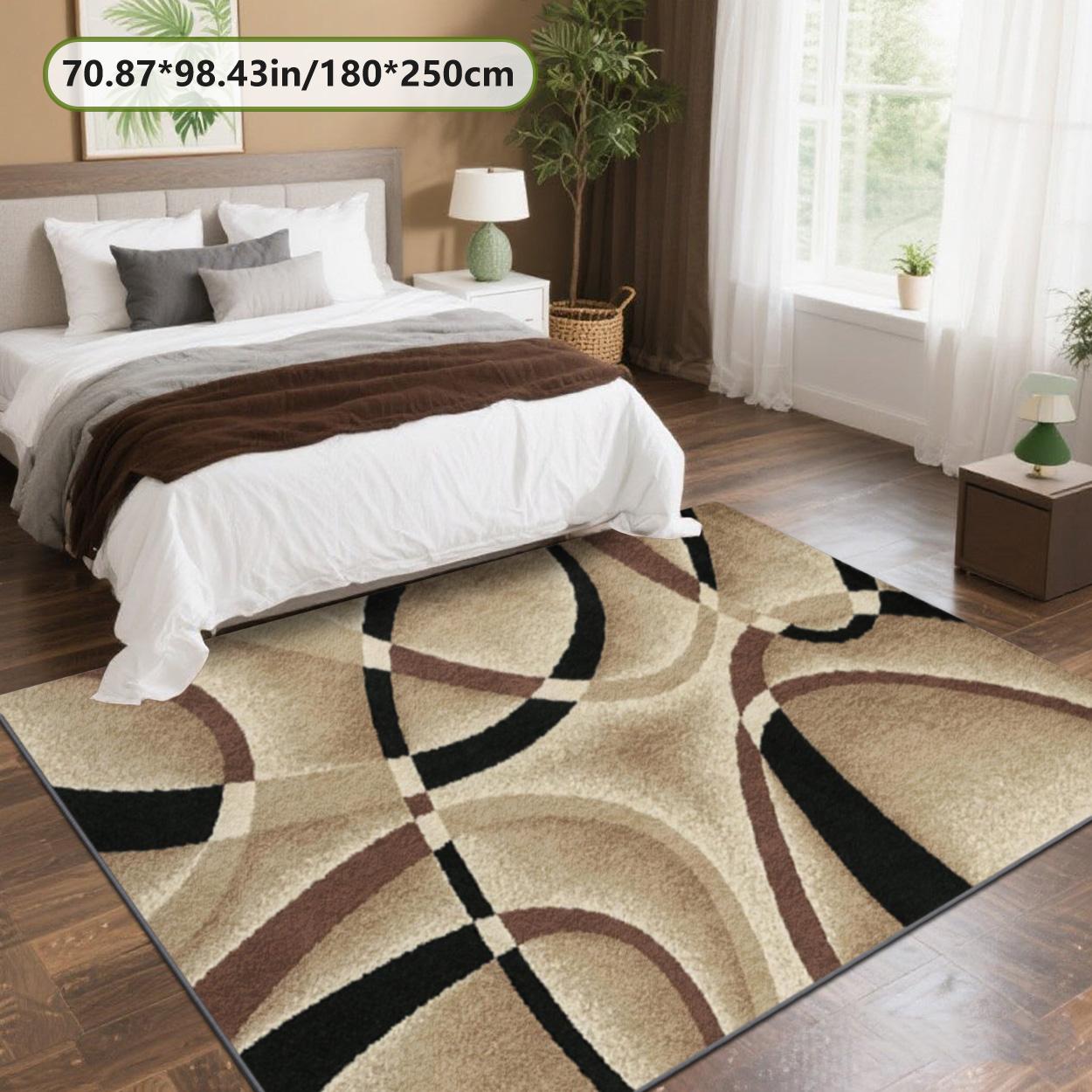 Velvet soft and comfortable patterned printed carpet, suitable for multiple scenarios, Living Room Rug, available in various sizes, soft and non-shedding, Abstract Area Rugs, Decorative Rug