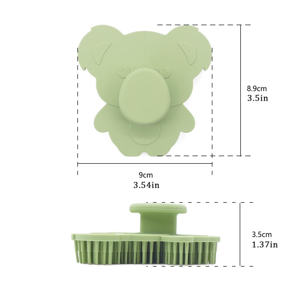 Baby Silicone Bath Brush, Shower Brush, Sensory Integration Touch Brush, Infant Massage Hairbrush, Baby Care Essentials