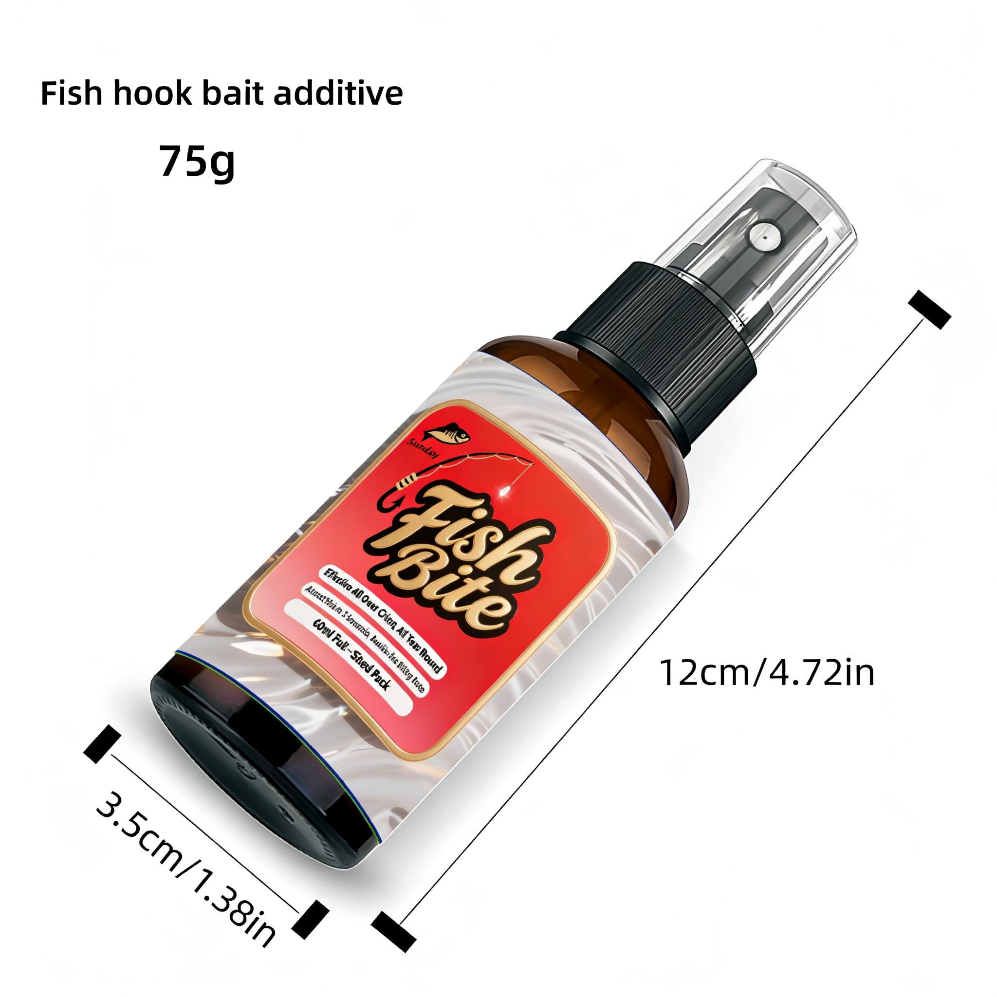 Quick Strike Fish Attractant Spray 60ML, High Concentration Bait Additive, Rapid Fishing Scent Dispersion, Essential for Anglers