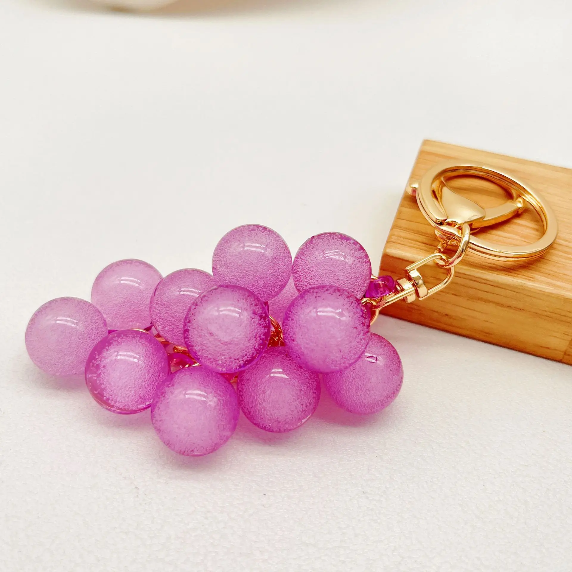 Grape Keychain - Magenta