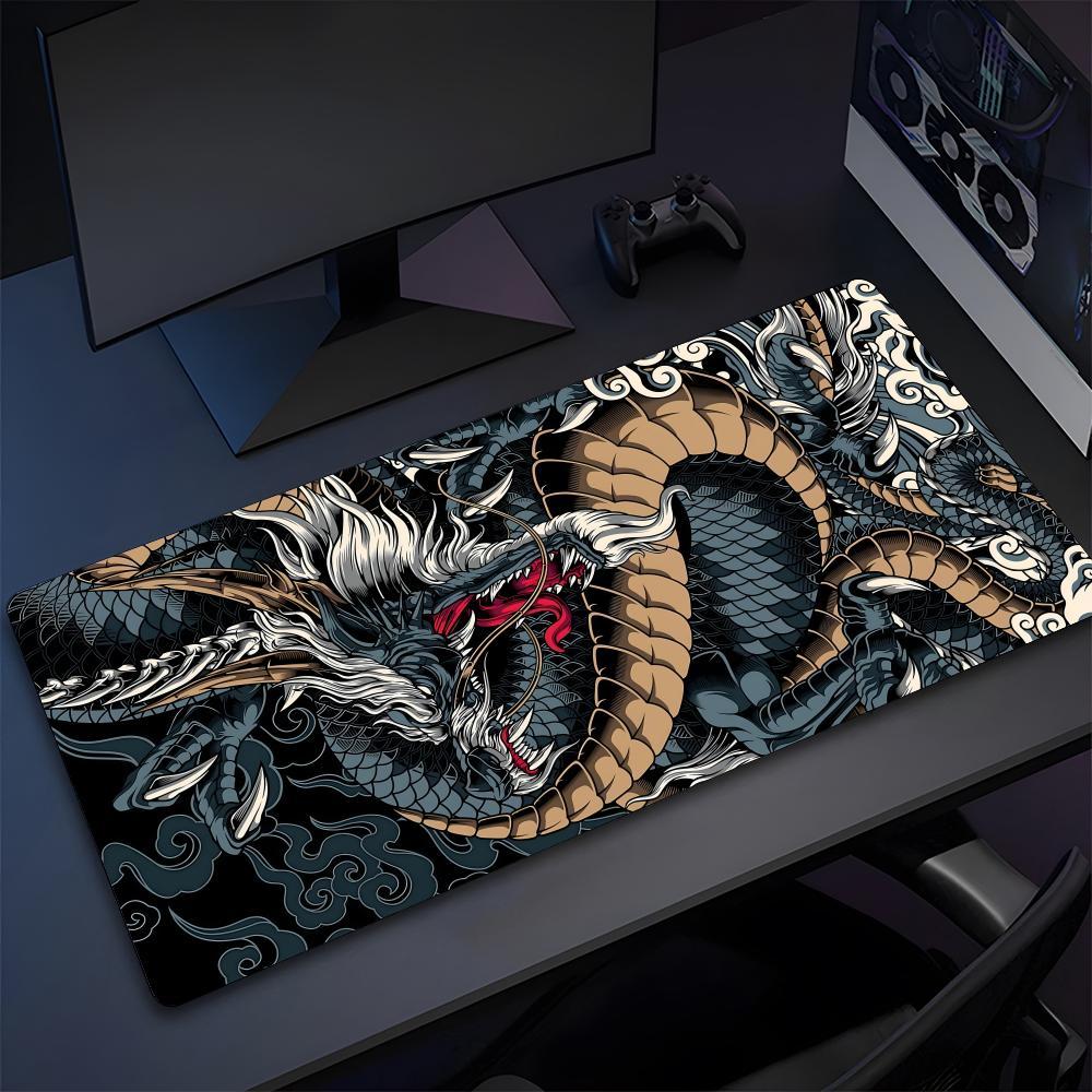 Extra Large Dragon Pattern Mouse Pad High Quality Natural Rubber Mouse Pad The Most Professional Washable Laptop Mouse Pad Gaming Mousepad Universal Mouse Pad