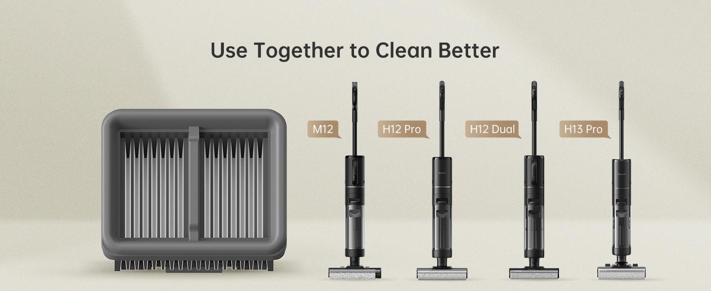 Dreame Wet Dry Vacuum Cleaner Replacement HEPA Filter, Only Compatible with G10 Pro, G10 Combo, H12S, H12 Pro, H12 Dual, H12 Pro FlexReach, H13 Pro