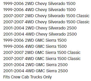 TPE Car Floor Mats Rubber Liners Fit For 1999-2006 Chevy Silverado/GMC Sierra Crew Cab,All Weather Floor Mats Rubber Liners,Waterproof Anti-slip Durable Floor Mats Upgraded Version