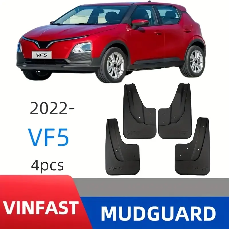for VinFast VF 5 2022-2025 models, car mudguards, easy to install.