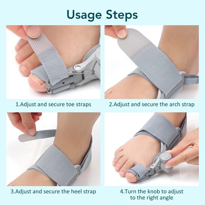 Thumb Toe Correction-Tool, Bunion Stretch Band Separating Tool, Foot Care Accessory for Straightening Toes, Comfortable Design for Daily Night Use, Foot Care Product