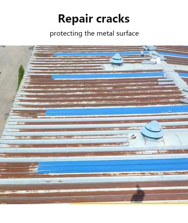 10m Long 10cm Wide Waterproof Roofing Tape, Durable and Flexible Adhesive for Leak Repairs, Waterproof Caulk Tape, Ideal for Home and Outdoor Use, Strong Adhesive