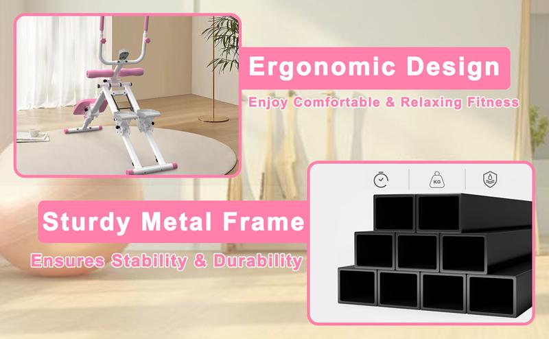 【KINMAC】2 In 1 Stair Stepper & Ab Workout Machine - Multi-Function Trainer-Upgrade High-Efficiency Stairmaster & Ab Trainer Machine Full-Body Exercise Equipment For Home Gym Exercise