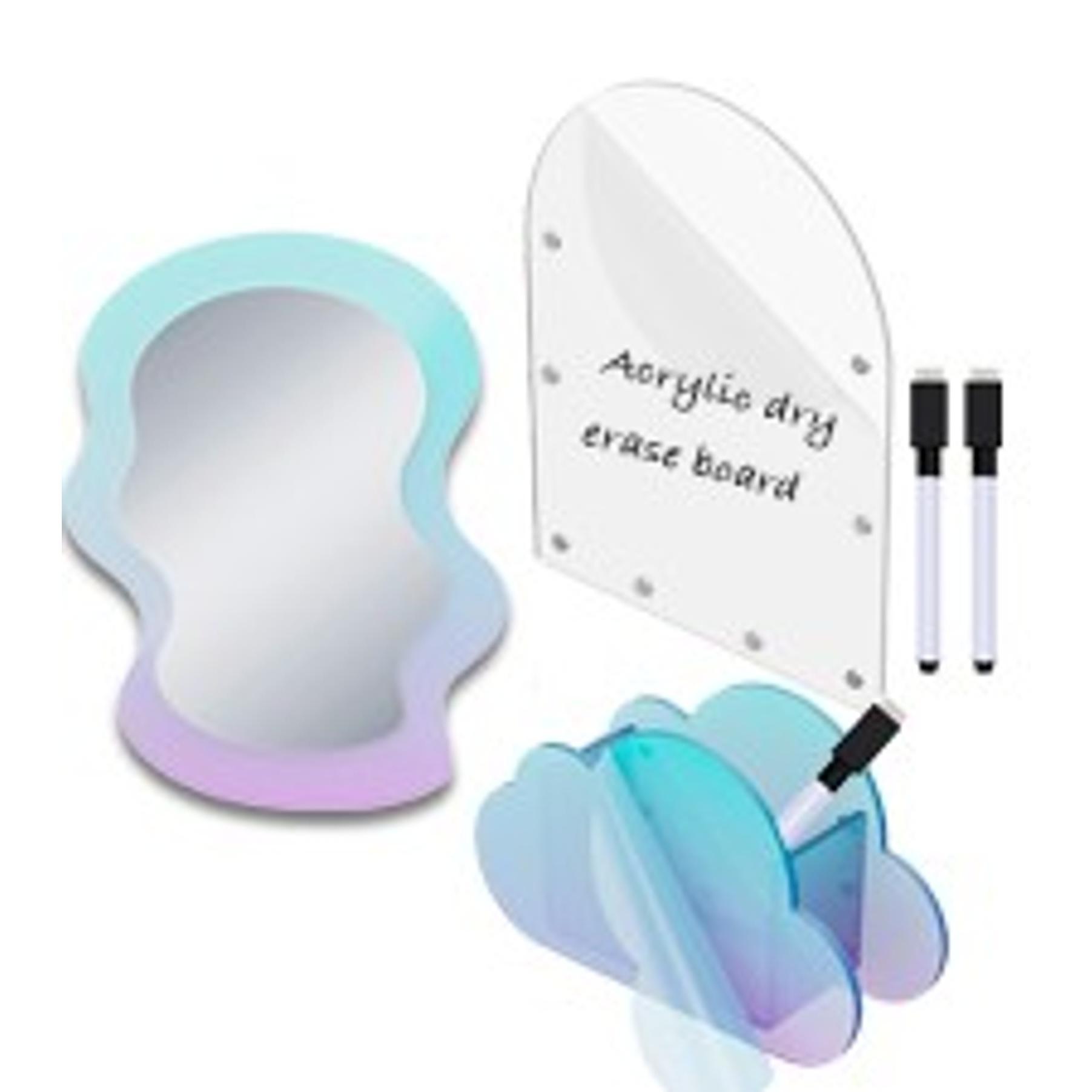 Pink Locker Accessories with Locker Shelf, Magnetic Mirror, Magnetic Pen Holder, Magnetic Small Whiteboard, Back to School Essentials Locker Decorations, 7 Piece Locker Organizer for Work