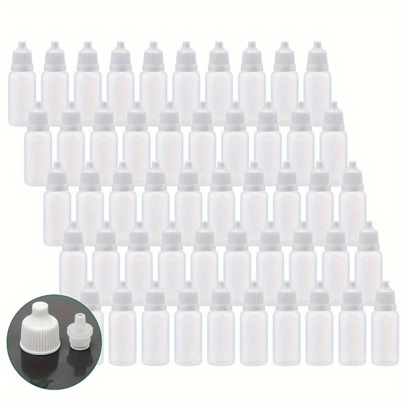 25pcs/50pcs/100pcs Refillable Design Squeezable Dropper Bottle, Nozzle Bottle Squeeze Bottle, Drop Bottle Small Plastic Bottle, Water Dispenser Bottle, Ink Bottle, Pigment Packaging Dispenser Bottle, Storage Bottles
