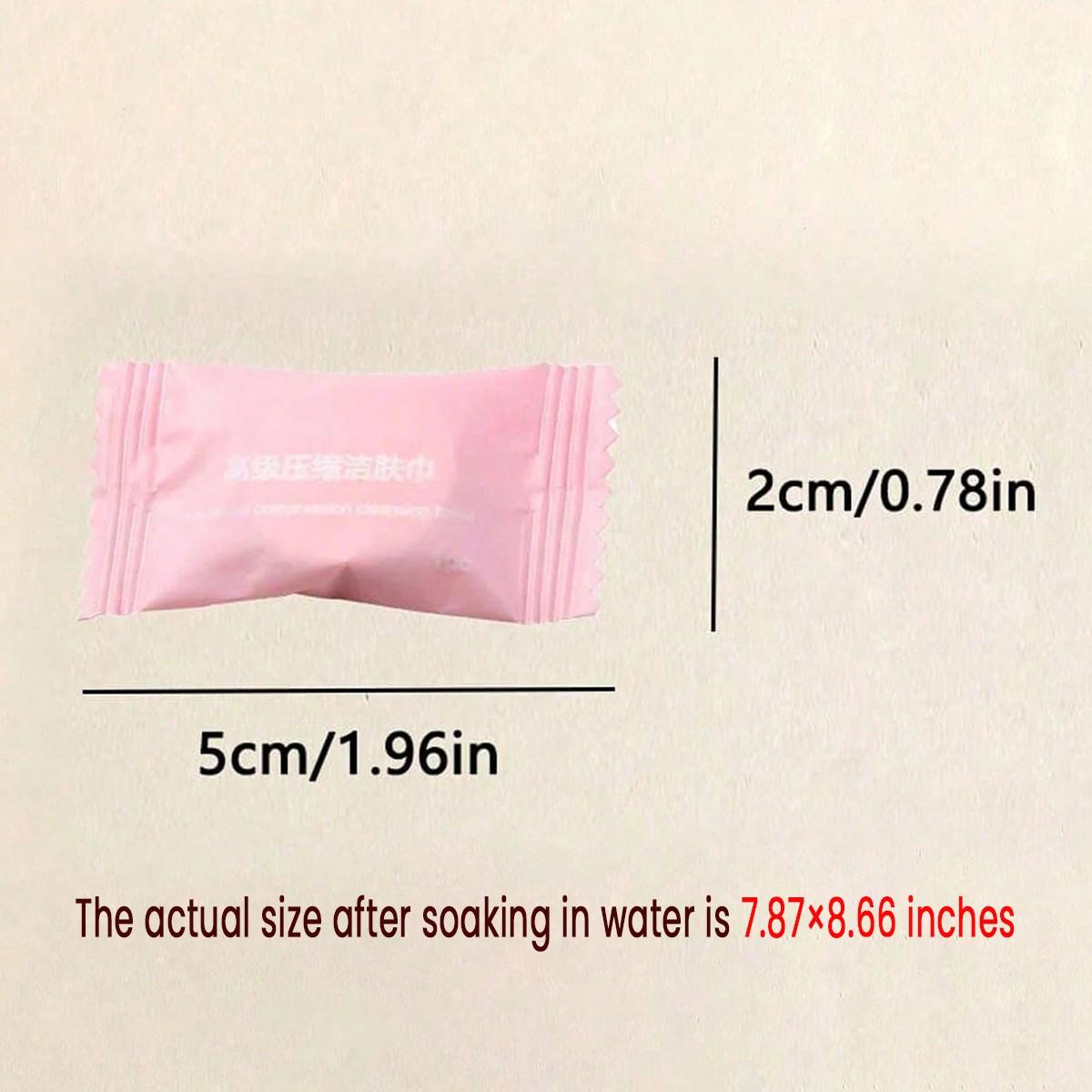 20/30/100 Pcs Disposable Towels, Single Use Towelette, Compressed Lightweight Portable Travel Non-Woven Face Cloths, Facial Towels, Wet Wipes, Outdoor Use, Ideal for Camping, Hiking, Sports
