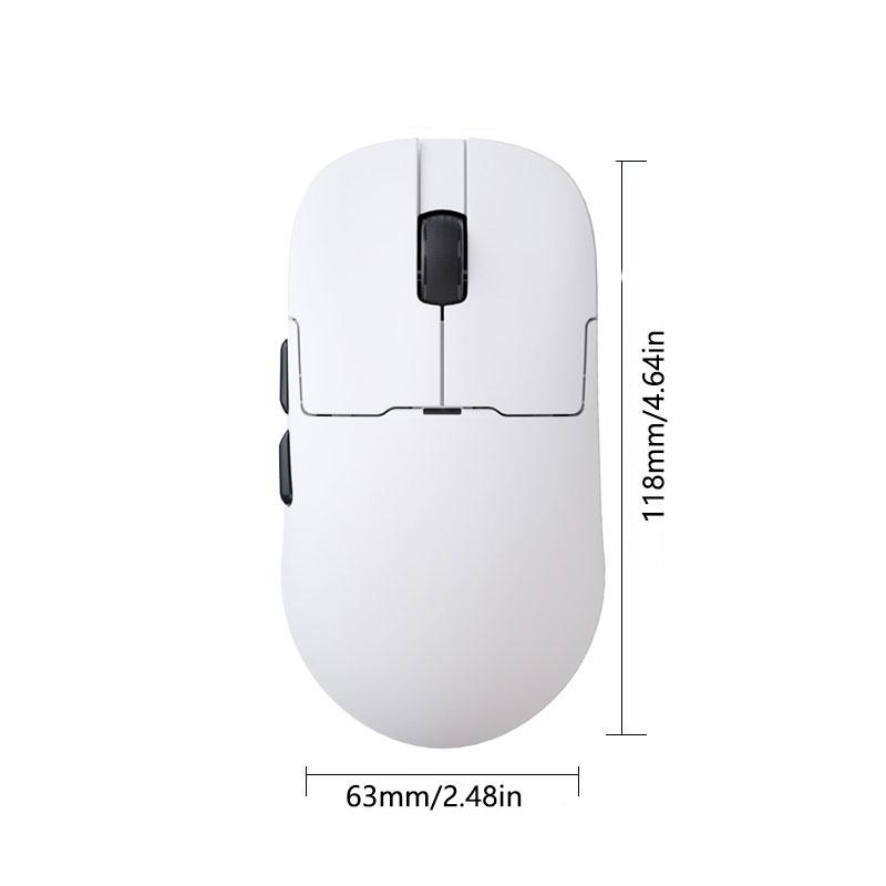 AJAZZ AJ159 PRO wireless mouse PAW3395 sensor corresponding fast DPI26000 advanced magnetic charging base wireless 8K the third mock examination 2.4G+Wired+BT support multi system suitable for E-sports games and office