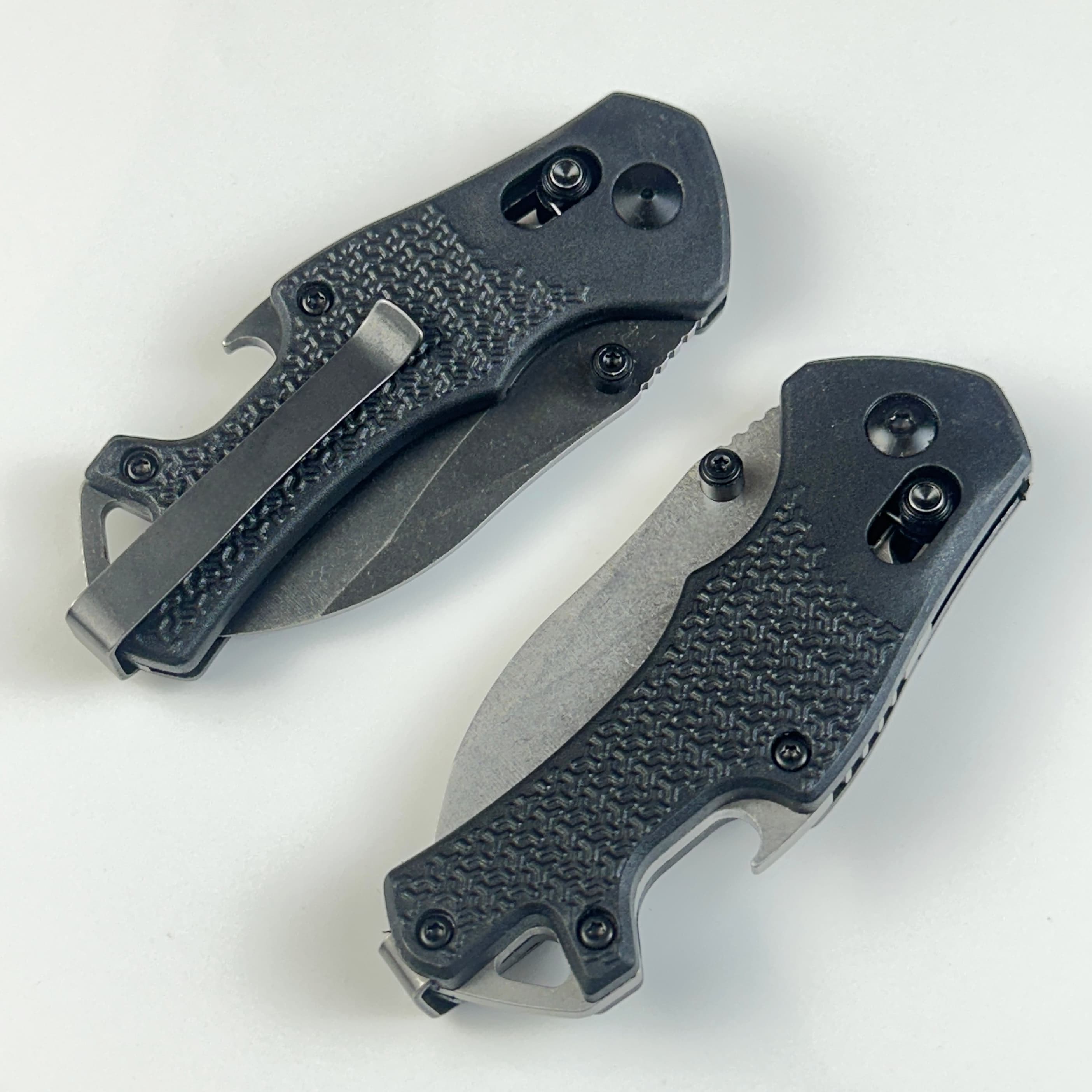 8337 Handle Folding Knife, Anti-Slip Texture, Back Clip, Edc Tactical Pocket Knife, Outdoor Camping, Daily Utility Tool, Gift Idea