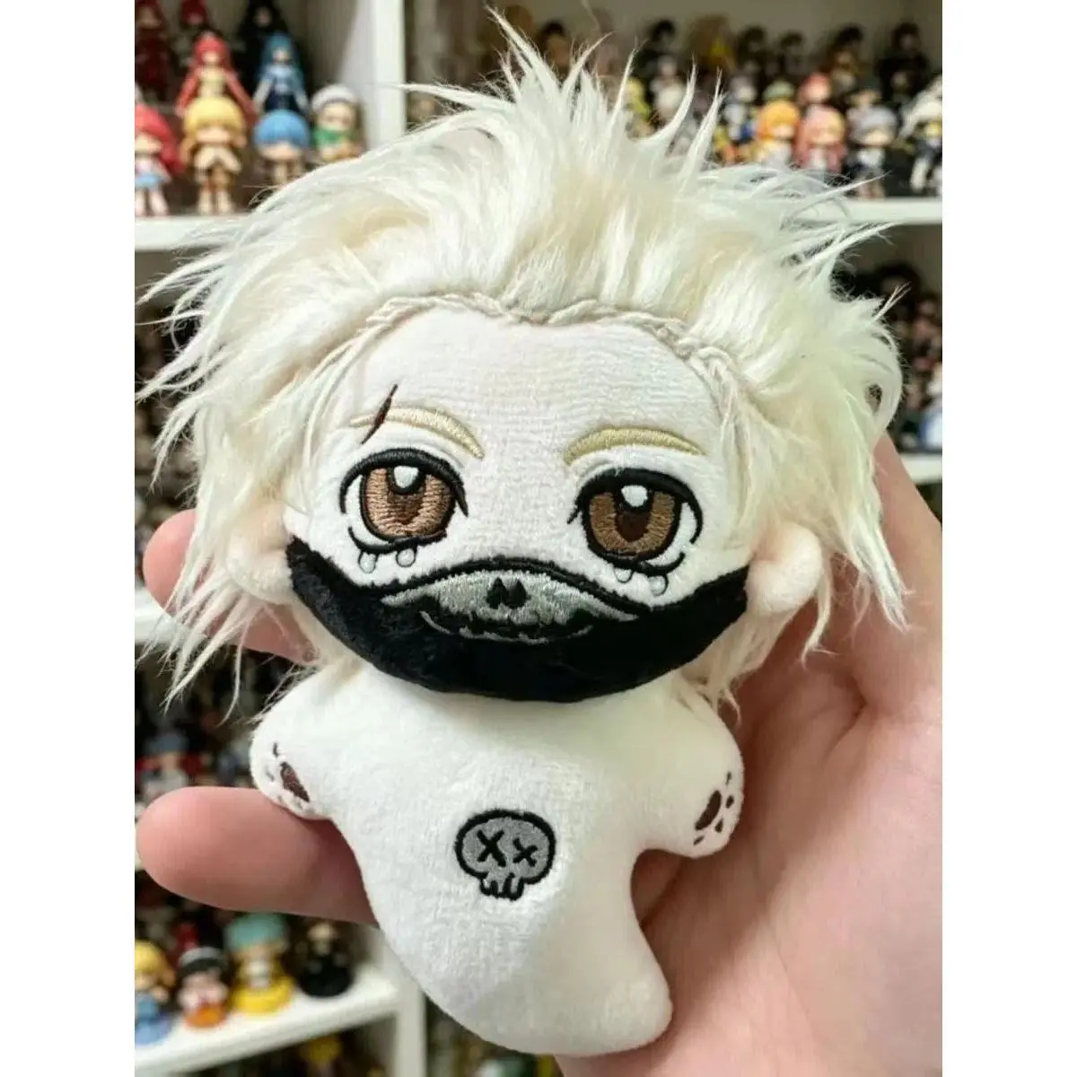 10cm Call of Duty Ghost Stuffed Doll Plushie COD Ghost Cosplay Decor Backpack Pandents Keychain Doll Plush Toys Fans Gifts