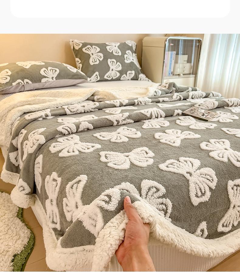 2026 New Cationic Dyed Throw Blanket