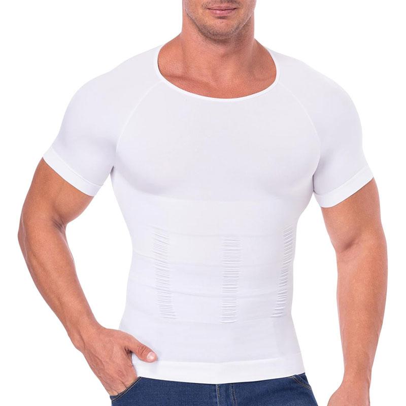 CATTIBOR Menswear 1/2/3/4 Pack Men Shaping Shirts Body Shaper,Men Short Sleeve Shirt,Men Sport Vest GYM Fitness Excercise Tanks Tops,Menswear For Daily Life CATTIBOR Menswear 1/2/3/4 Pack Men Shaping Shirts Body Shaper,Men Short Sleeve Shirt,Men Sport Vest GYM Fitness Excercise Tanks Tops,Menswear For Daily Life