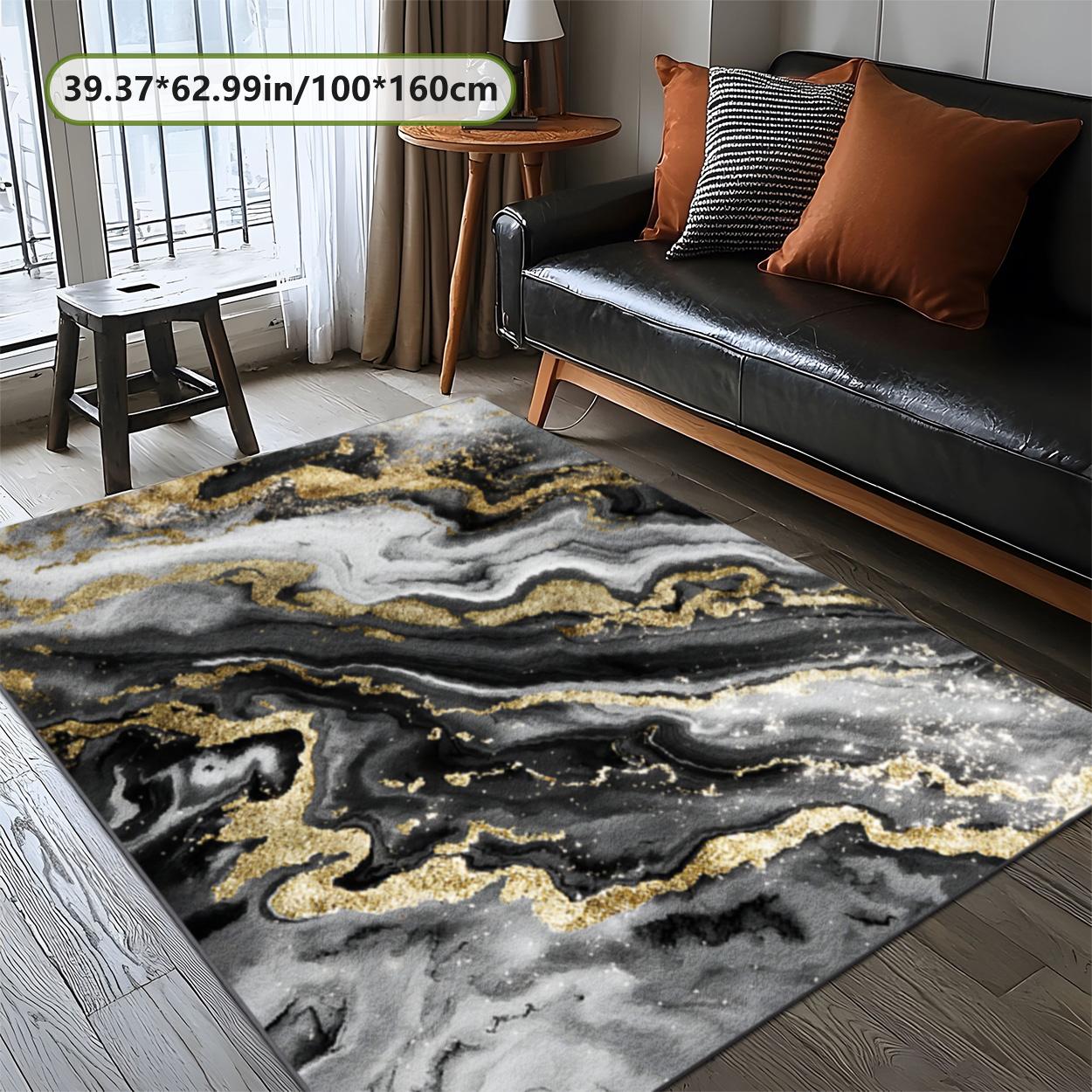 Velvet soft and comfortable patterned printed carpet, suitable for multiple scenarios, available in various sizes, soft and non-shedding, Home Decorative Rug, Modern Abstract Rug