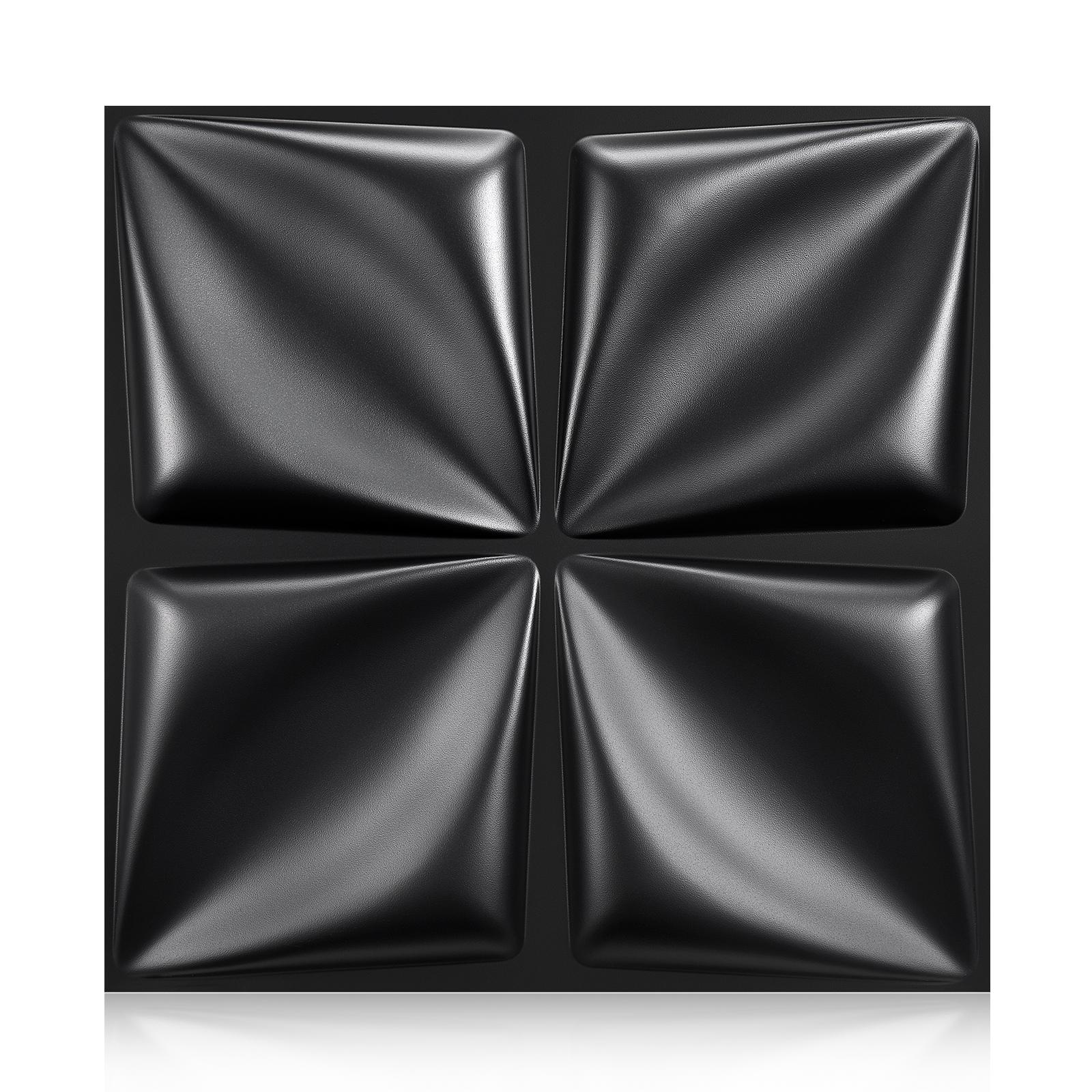 3D Geometric Pattern Wall Panel, PVC Material Wall Decoration, Modern Wall Decor for Living Room Hall Bedroom Hotel Office