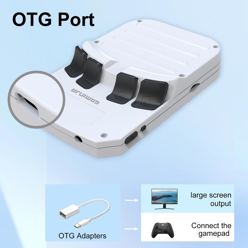 YLW ANS01A Handheld Game Console, 3.5 Inch IPS HD Screen Retro Game Console with 12000+ Classic Games, Portable Games Consoles