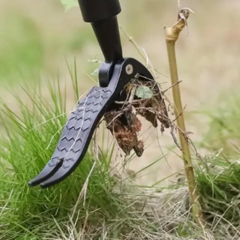 Manual Weed Puller Tool, Standing Upright Weeder for Garden, Manual Weed Remover, Efficient Gardening Tool, Easy-To-Use Handheld Weeding Device