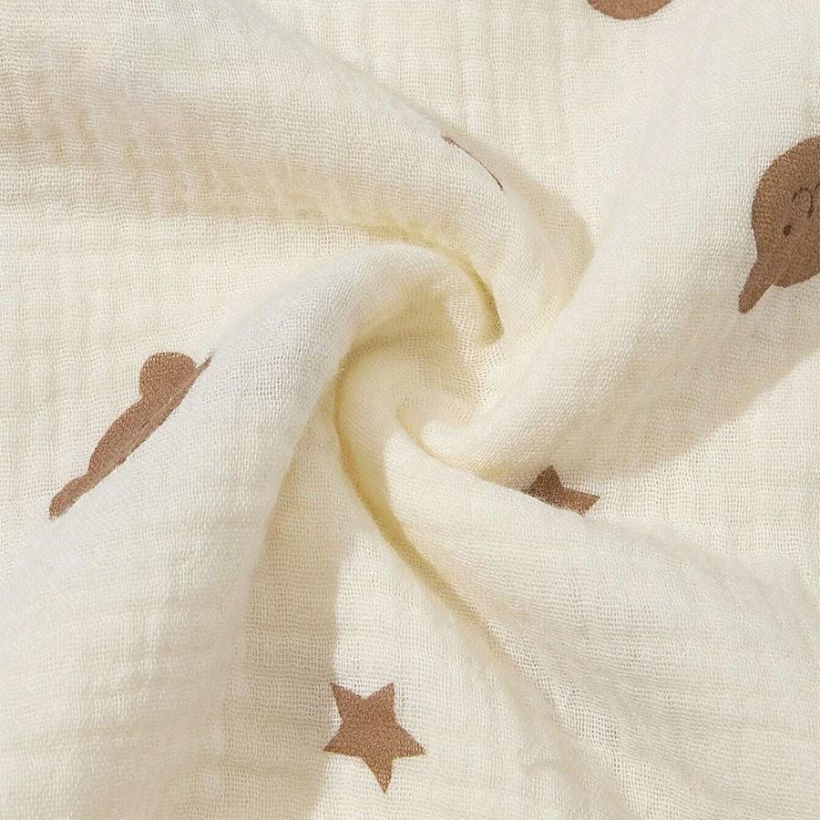 Baby Stroller Sunshade Cover, Cute Cartoon Print, Breathable Mesh, UV Protection, Windproof, Mosquito Repellent, Multi-Scene Use