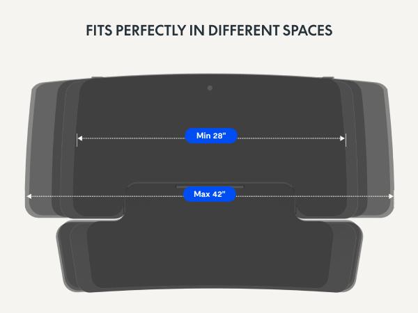 【TikTokShopBlackFriday】Height Adjustable Standing Desk Converter, Sit-to-Stand Desk Riser U-Shape with Spacious Removable Keyboard Tray, 2-Tier Desktop Computer Workstation in Black  Color
