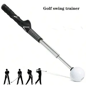 Golf Swing Practice Stick, Telescopic Golf Training Aid with Non-Slip Rubber Handle, Golf Training & Warm-Up Practice Stick, Golf Training Tool, Valentine's Day Gift, Golf Accessory, Golf Equipment