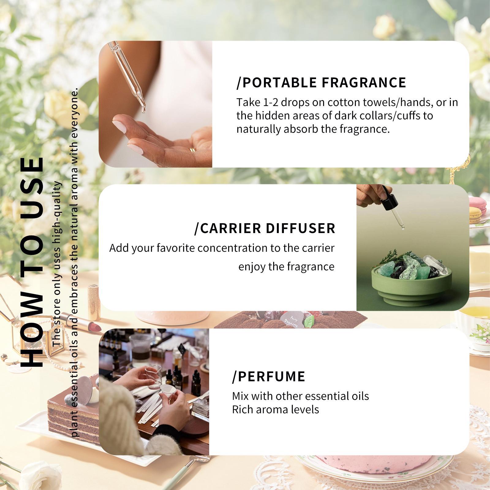 10ML Cotton Candy Aromatherapy Essential Oil, Long-Lasting Fragrance, Aromatic Scent, Alcohol-Free, Body Massage, Nail Care, Air Freshener, Gift for Family and Friends