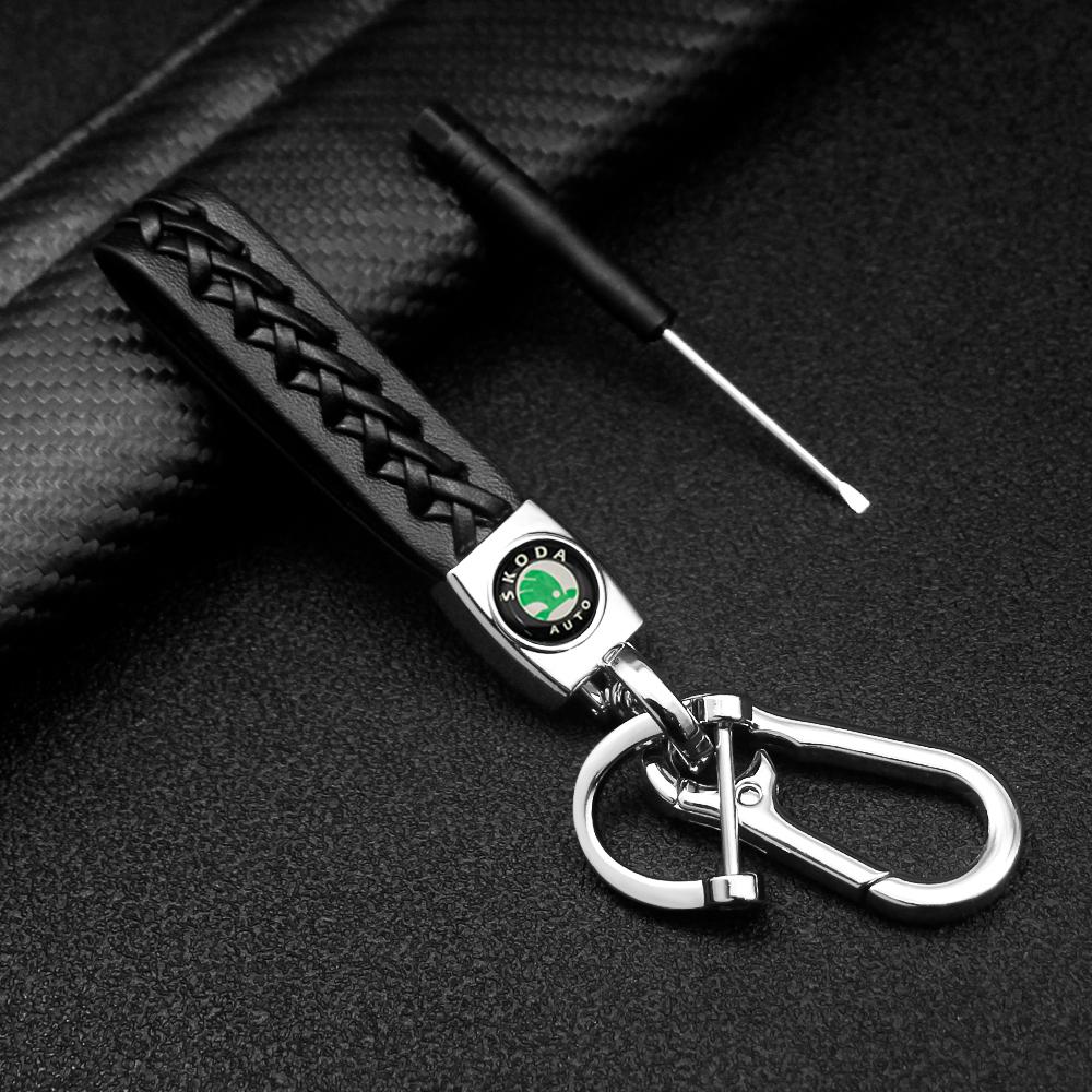 Scoda Keychain/lanyard for All Models, Sporty Customization, Fits Octavia, Superb, Kodiaq, Karoq, Crystal, Xinrui, Etc