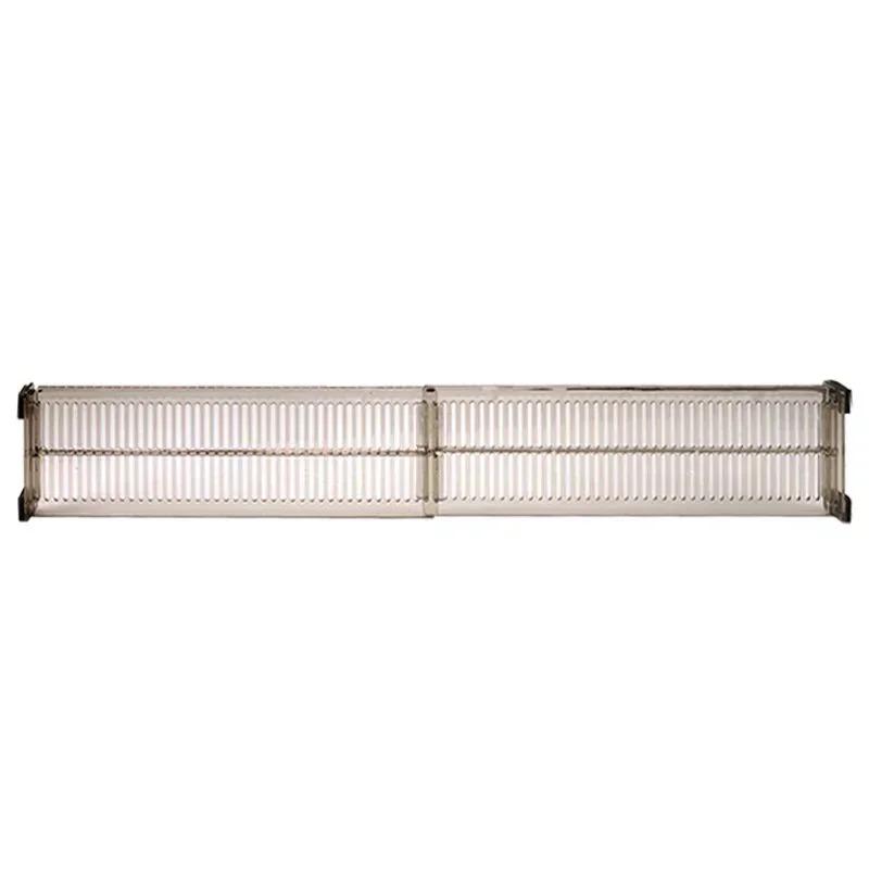 2pcs/set Adjustable Clapboard Drawer Divider Partition DIY Durable Storage Organiser Wardrobe Closet Punch-free Separator