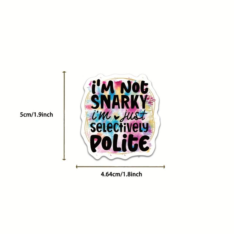 50pc Humorous Graffiti Stickers for Guitar Notebook Luggage Computer Motorcycle Skateboard, Perfect Gift for Students Back-To-School Season