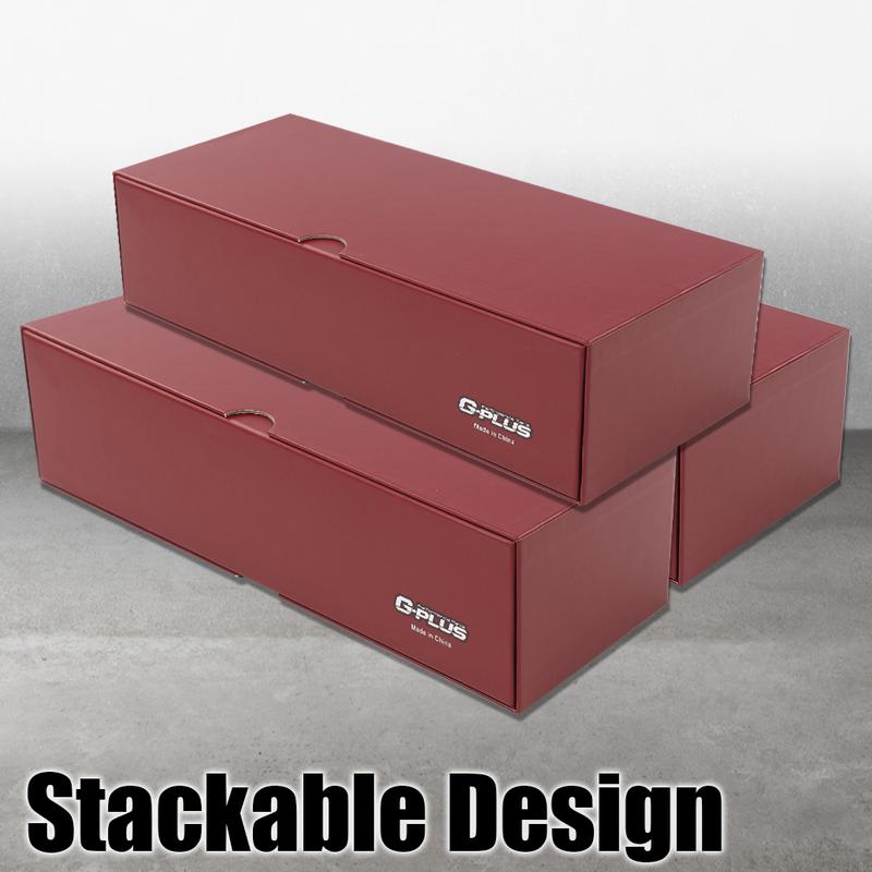 Graded Card Box Fit For PSA Certified Slabs Storage Case MTG  Slotted-1pc Red