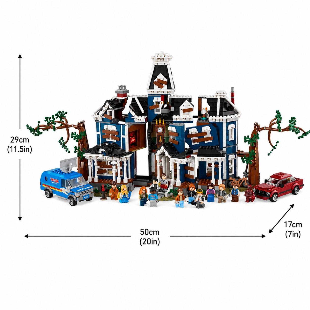 2593 Piece Clear Home Building Set, Adult & Kids Block Toy Gift, Boy Girl Birthday Present, Educational Construction Blocks