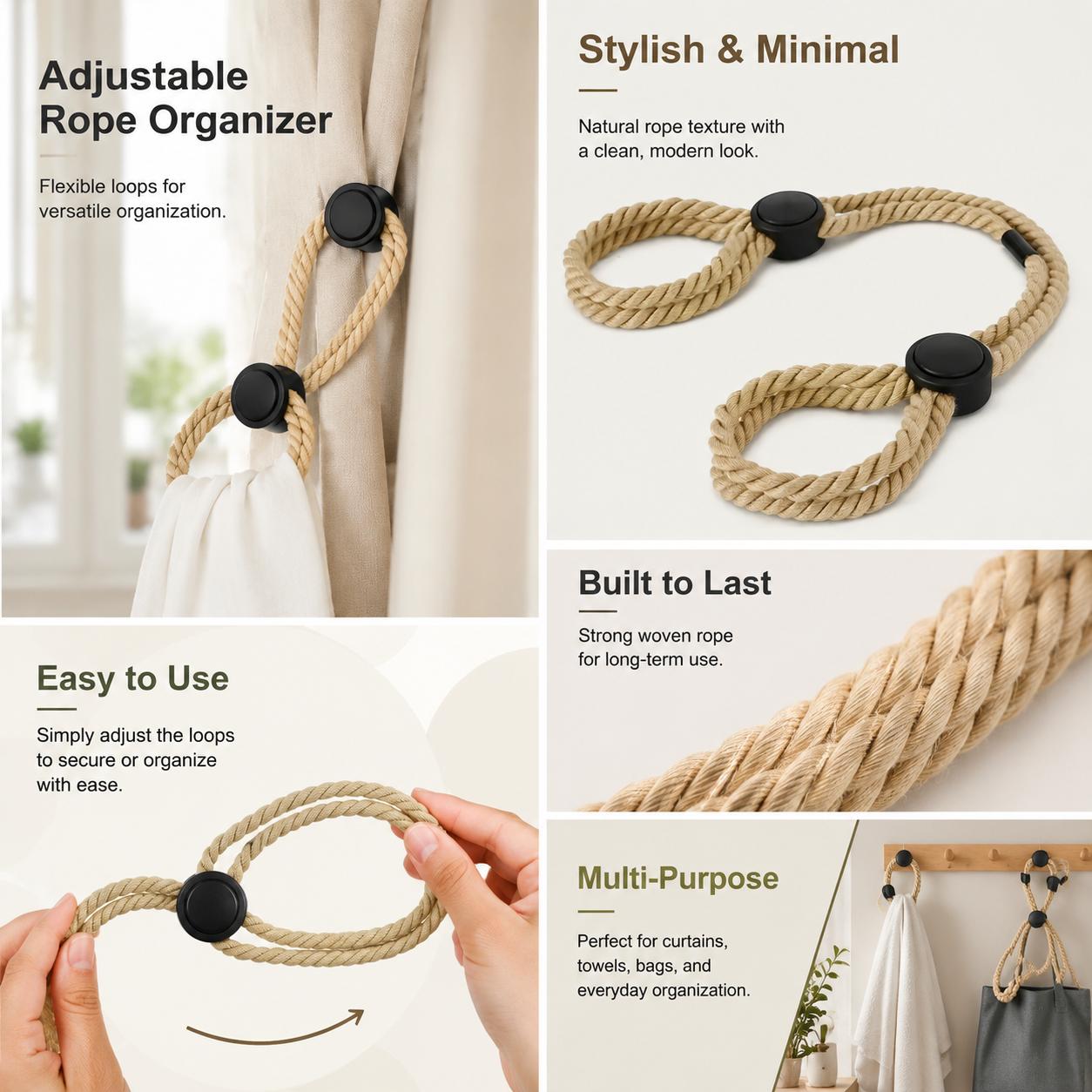 Women's Titanium Alloy Stretchy Rope Bracelet - Elastic Adjustable Braided Cuff with Secure Link Closure, Ideal for Sports/Outdoor Activities & Everyday Wear