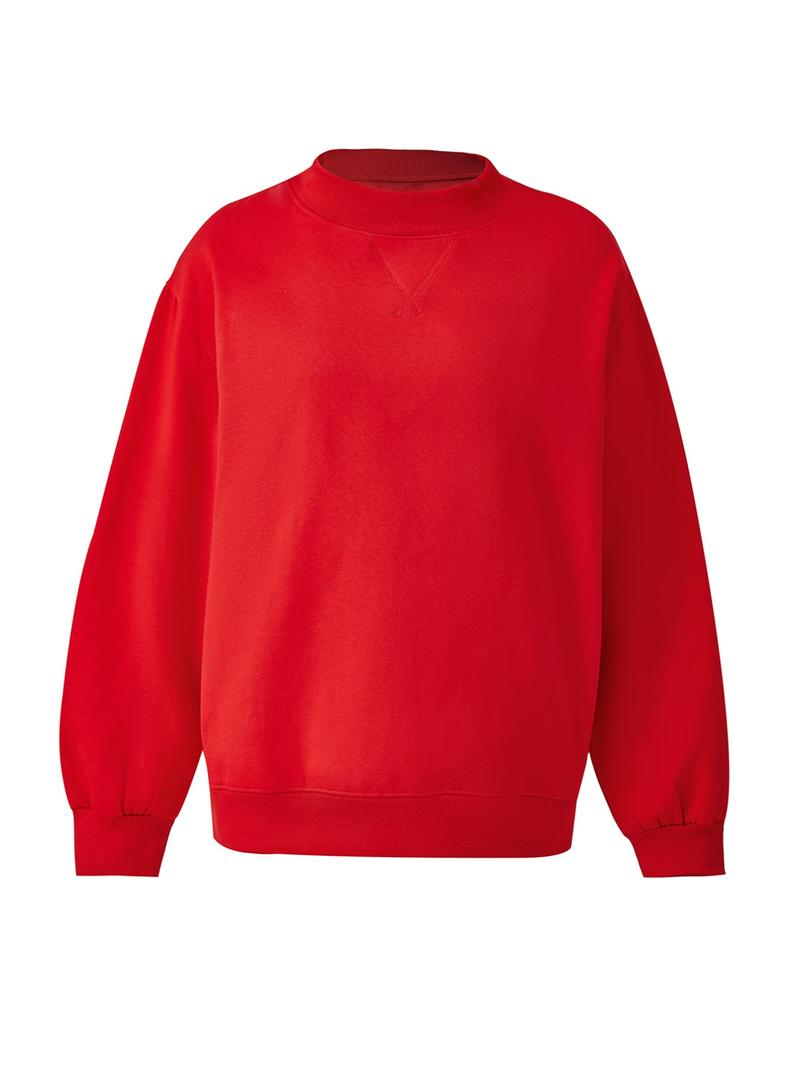 Women's Thick Warm Pullover Sweater, High Neck Long Sleeve Top, Casual Loose-Fit Winter Fashion, Plain Pattern, Fall & Winter Wear