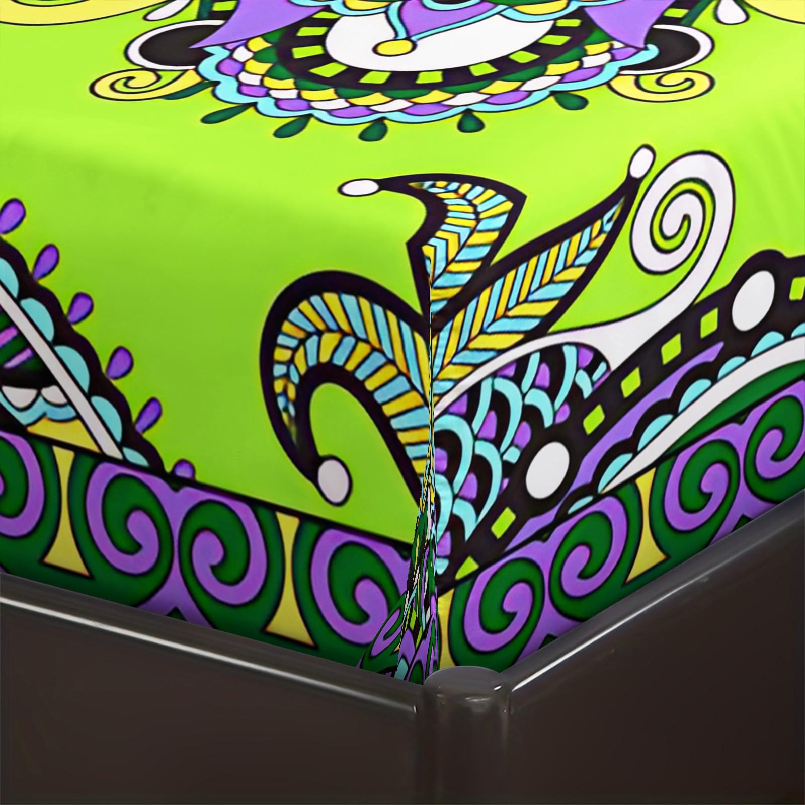 3Pcs Boho Paisley Printed Fitted Sheet Set, Vibrant Ethnic Style Bedding Set, Ultra-Soft Breathable Microfiber Bed Sheet Set, Deep Pocket All-Season Bed Linen, Ideal for Bedroom, Guest Room, Dorm Decor, Home Use