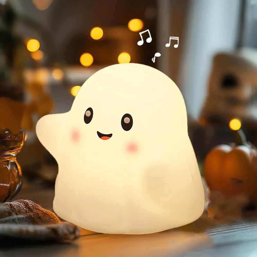 Glowing Ghost Light, Bedside Nightlight, Halloween Party Decor, Moving Fall Gift for Family Friends, Gs008 Model