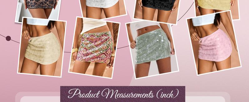 Spring Contrast Sequin Drop Waist Dancing Party Bodycon Mini Skirt