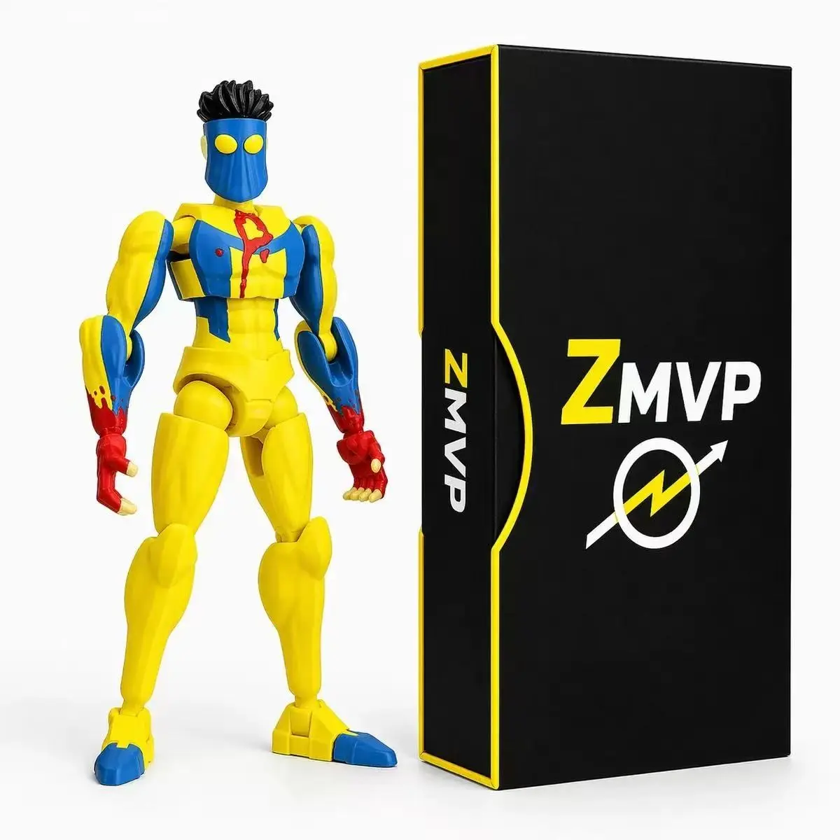 Jointed Action Figure Model, Invincible Doll Series, Invincible Warrior Display Piece, Collectible Toy, Perfect for Fans