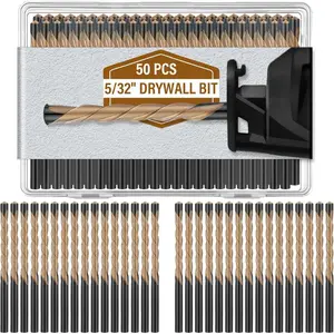 100 count Drywall Bit Drywall Guide Point  Router Bits Tools for Use with Spiral  (5/32")