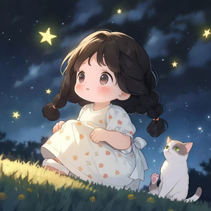 The little girl selling pajama