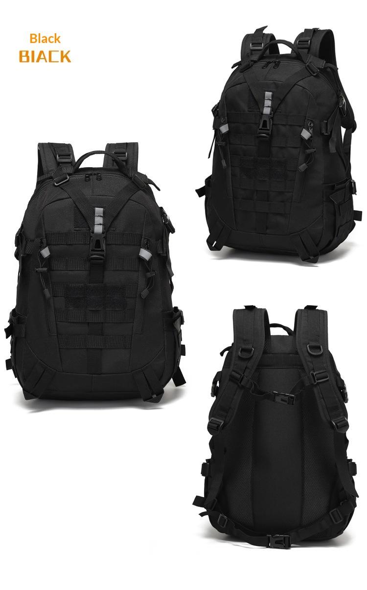 Military-Style Tactical Backpack for Men, Durable Multi-Functional Outdoor Survival Daypack, Ideal for Camping, Hunting, Hiking and On-the-Road All-Terrain Adventures